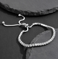 Silver Plated Classic Tennis Bracelet